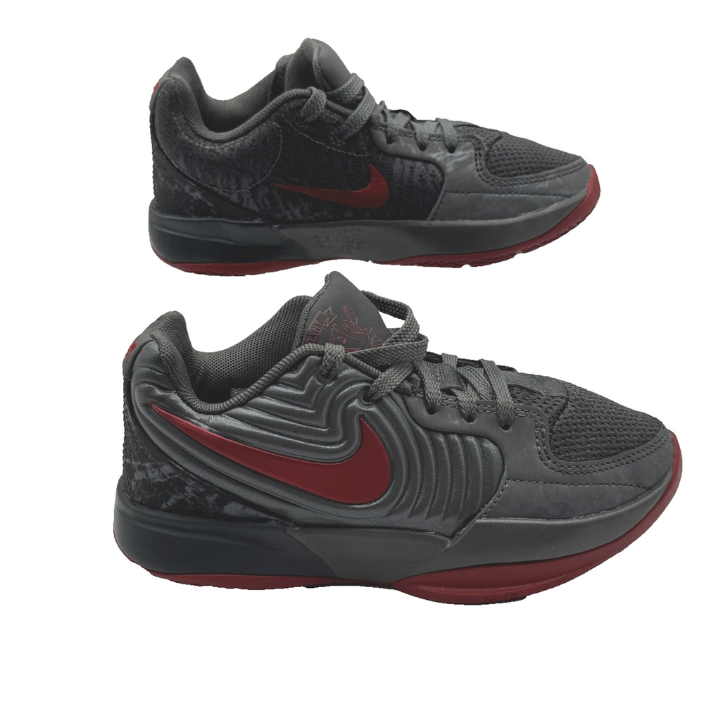Nike Ja 2 Kids 1.5 Youth Boys Grey & Red Basketball Court Shoe